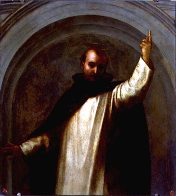 Retrato de São Vincenzo Ferrari (óleo sobre painel) de Fra Bartolomeo