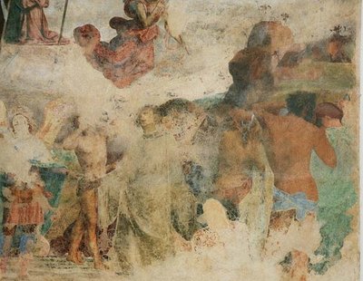 O Juízo Final, detalhe retratando os malditos de Fra Bartolomeo