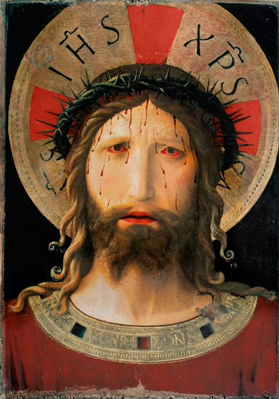 Cristo coroado de espinhos, c.1430 (têmpera sobre madeira) de Fra (c.1387 1455) Angelico