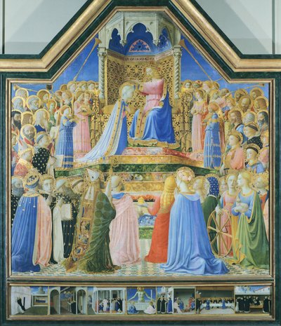 Coroação da Virgem de Fra (c.1387 1455) Angelico
