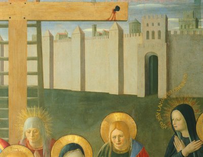 Inserção representando o luto de Cristo, painel do Armadio degli Argenti (baú de prata) com a vida de Jesus de Fra (c.1387 1455) Angelico
