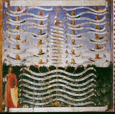 A Lei do Amor. A Vida de Cristo, Armadio degli Argenti. (Tempera sobre madeira de Fra  Angelico