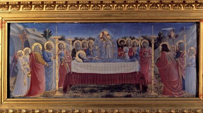 O funeral da Virgem. Predelle (Pintura sobre madeira) 1435 de Fra  Angelico