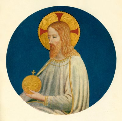 Uma figura de Cristo, século XV, c1909 de Fra Angelico