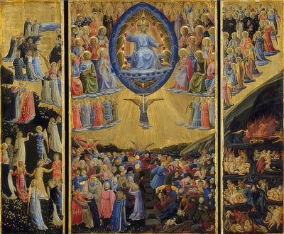 O último julgamento. 1440-45 de Fra Angelico