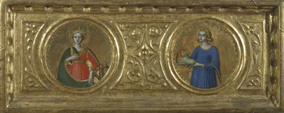 Santa Catarina de Alexandria e Santa Inês de Fra Angelico