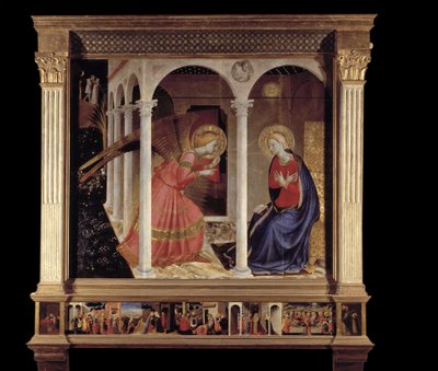 "A Anunciação - Pala de Cortone de Fra Angelico