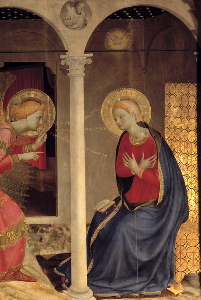 "" A Anunciação - Pala de Cortone de Fra Angelico