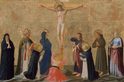 A crucificação, possivelmente ca. 1440 de Fra Angelico