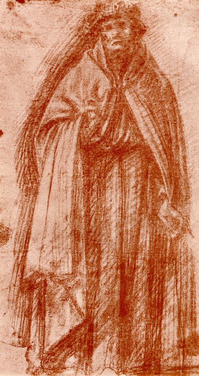 Estudo para a figura de um apóstolo, 1913. de Fra Bartolomeo