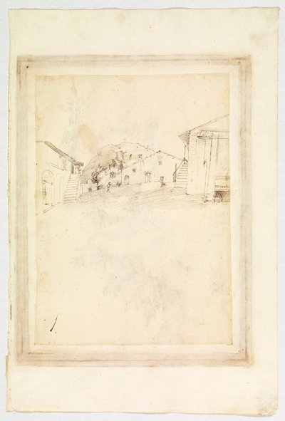 Vista de uma aldeia de Fra Bartolomeo