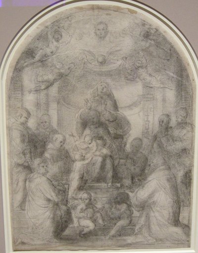 madona com criança e santos de Fra Bartolomeo