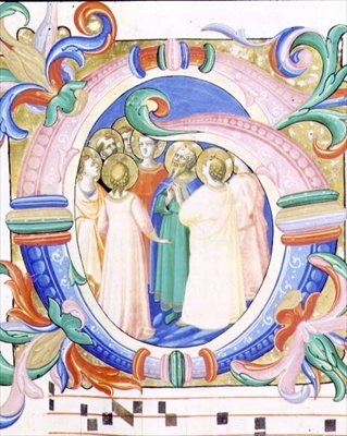 Missal 558 f.41v Historiated 
