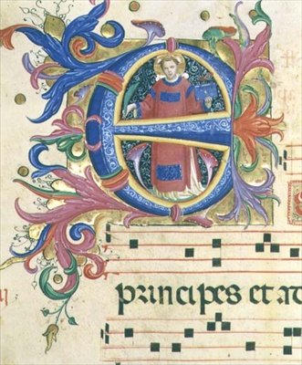 Missal 558 f.156v Historiated 