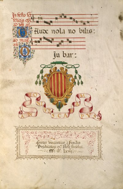 Brasão de armas de Fra Vincentius a Fundis