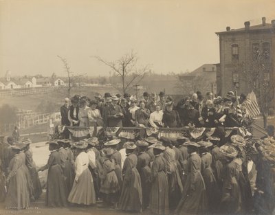 Fotografia do 25º aniversário da fundação do Instituto Tuskegee, 1906. de Frances Benjamin Johnston