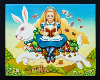Alice e o coelho branco, 2013 de Frances Broomfield
