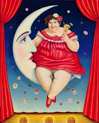 Little Baby Viola, 2001 (óleo e têmpera no painel) de Frances Broomfield