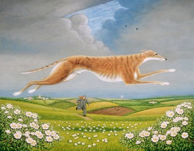 Mick the Miller, 1992 (óleos e têmpera no painel) de Frances Broomfield