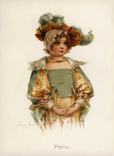 Meninas: Pepita (cor litho) de Frances Brundage