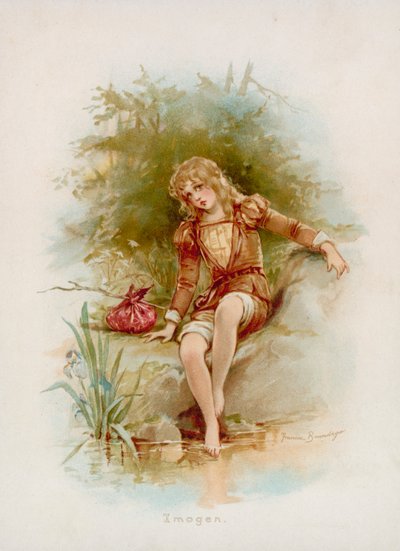 Imogen do Cymbeline de Shakespeare de Frances Brundage
