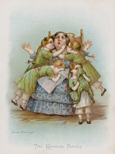 A Família Kenwigs (chromolitho) de Frances Brundage