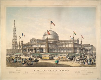 Palácio de Cristal de Nova York: Para a Exposição da Indústria de Todas as Nações. de Frances Flora Bond Palmer