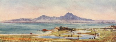 Os antigos portos de Cartago (litografia a cores) de Frances Nesbitt