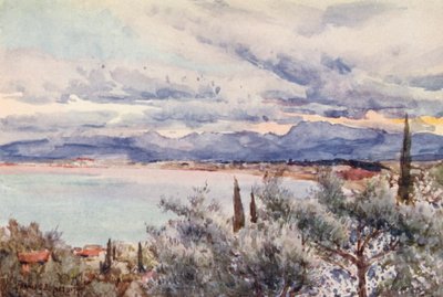 Vista de Mustapha, Argel (litografia a cores) de Frances Nesbitt