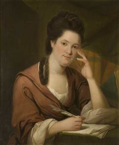 Retrato de Hannah More (n.1745), c.1780 (óleo sobre tela) de Frances Reynolds