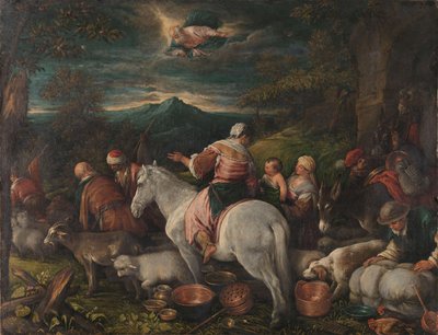 Abraham Deixa Haran de Francesco (attr. to) Bassano