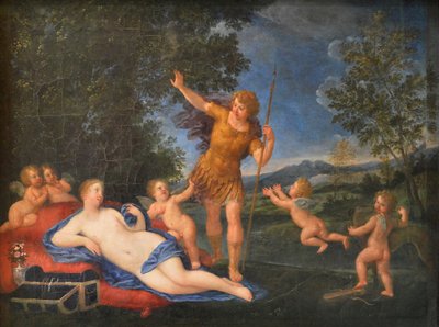 Francês: Vénus et Adonis Vénus e Adonis de Francesco Albani