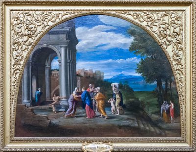 Paisagem com a visitação de Francesco Albani
