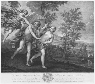 A expulsão do Paraíso de Francesco Albani