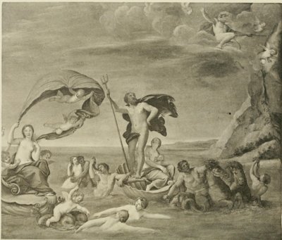 O domínio marítimo, Neptuno e Anfitrite de Francesco Albani