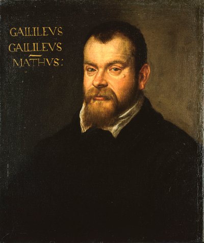 Galileu Galilei (1564-1642), c.1602-07 (óleo sobre tela) de Francesco Apollodoro
