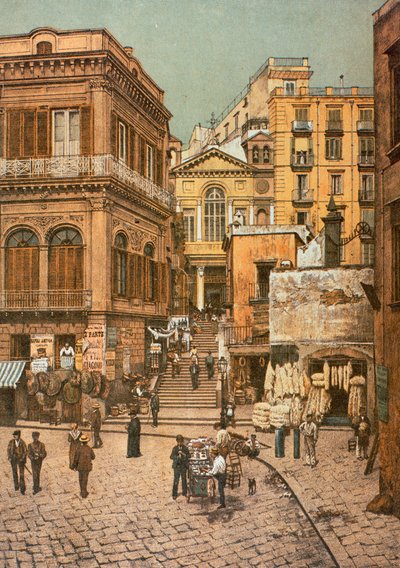 Gradelle de San Giuseppe, em Nápoles de Francesco Aversano