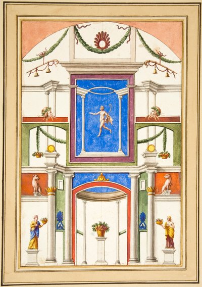 Holkham II. 13, folio do Album Ashby II (wc no papel) de Francesco Bartoli