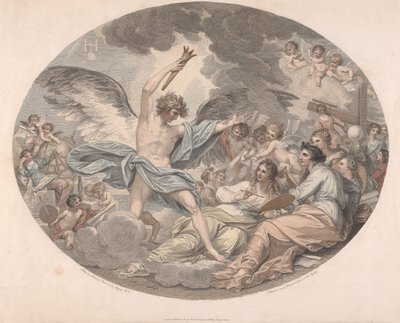 Apolo e as Musas de Francesco Bartolozzi