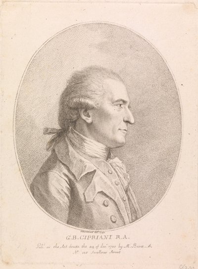 G. B. Cipriani, RA de Francesco Bartolozzi