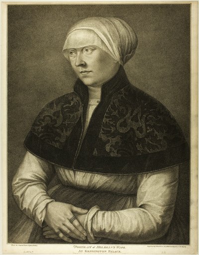 A mulher de Holbein de Francesco Bartolozzi