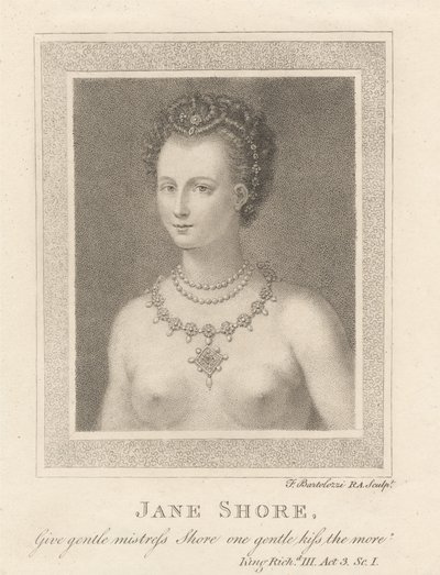 Jane Shore de Francesco Bartolozzi