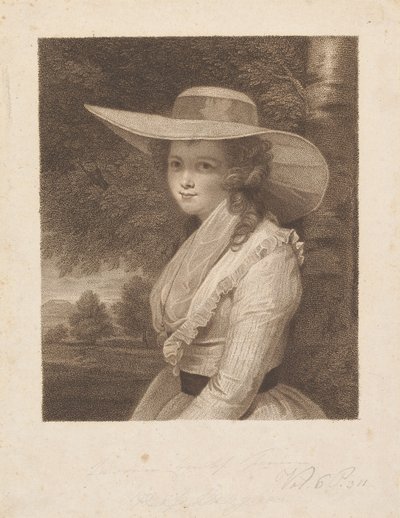 Lavinia Spencer (née Bingham), Condessa Spencer de Francesco Bartolozzi
