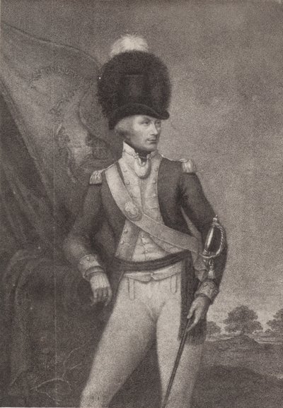 Tenente-Coronel Cox, Voluntários de Bloomsbury, século XVIII, 1909 de Francesco Bartolozzi