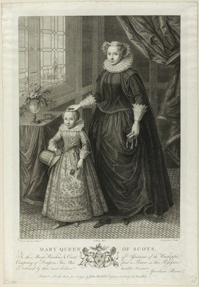 Maria Rainha da Escócia de Francesco Bartolozzi