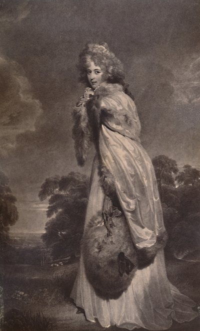 Miss Elizabeth Farren, depois condessa de Derby, c1792 1894 de Francesco Bartolozzi