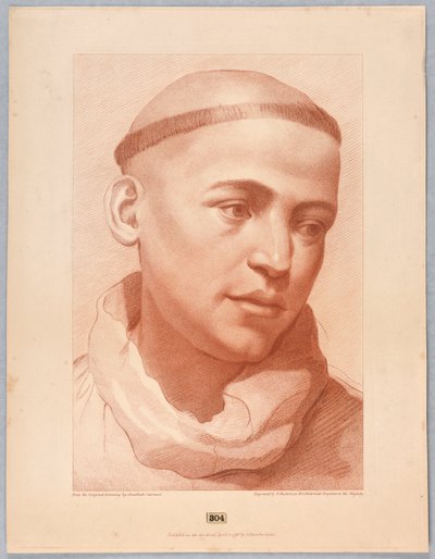 cabeça de monge de Francesco Bartolozzi