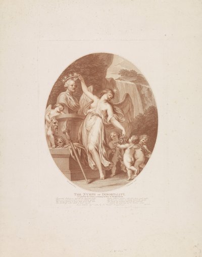 Ninfa da Imortalidade A Ninfa da Imortalidade (título no objeto) Shakespeareano (título da série) de Francesco Bartolozzi