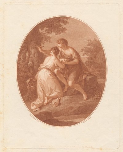 Paris und Oenone de Francesco Bartolozzi