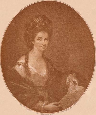 Retrato de Angelica Kauffman, c1777 1904 de Francesco Bartolozzi